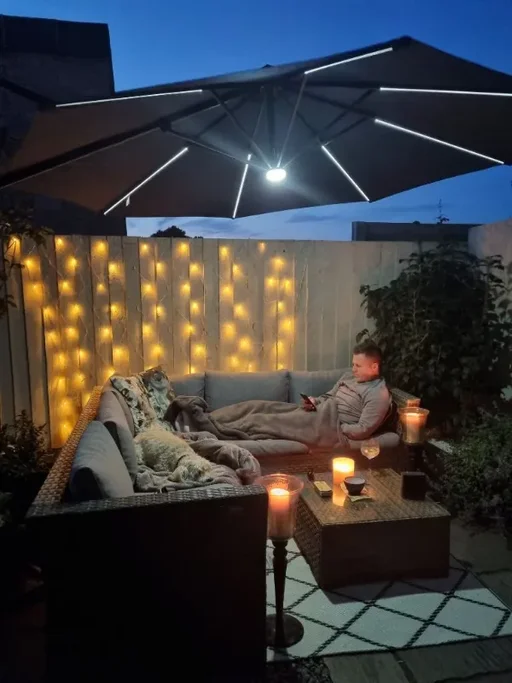 Família aproveitando o ar livre