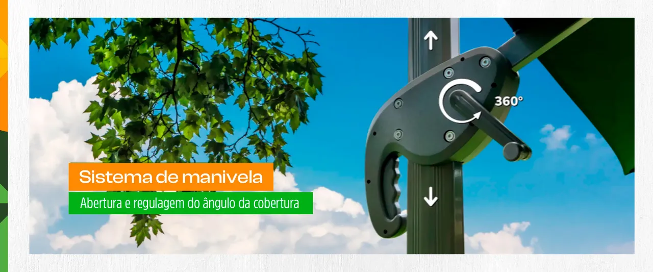 Ombrelones em ambiente sofisticado